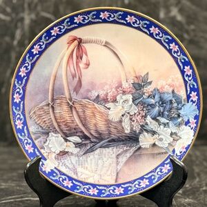 W.L. George “Irises” Collectible Plate